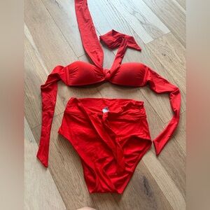 Antonio Melani Red Bikini Set